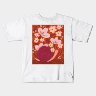 Creeping Snail Kids T-Shirt